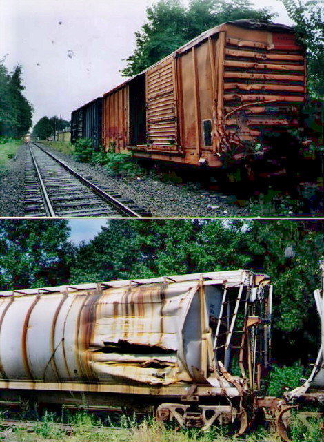 Photo of Wreck in Exeter, NH -- July 1998