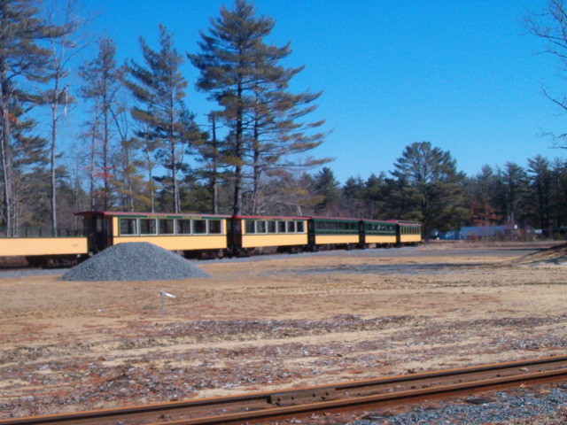 Photo of The begining of the train on the new siding
