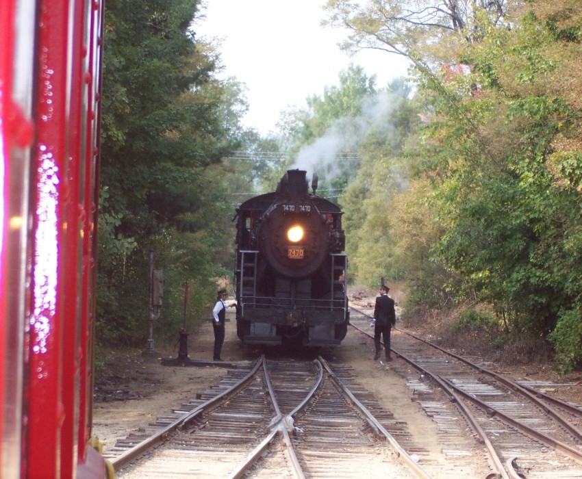 Photo of Steam engine #7470 at Conway, NH