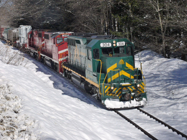 Photo of Green Mountain Railroad #263 in Chester, VT