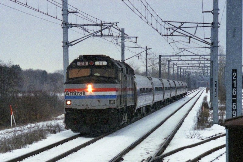 Photo of Amtrak F40 #316