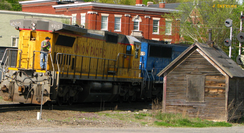 Photo of Union Pacific and the B&M shack