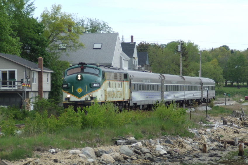 Photo of Train passed Wiscasset.