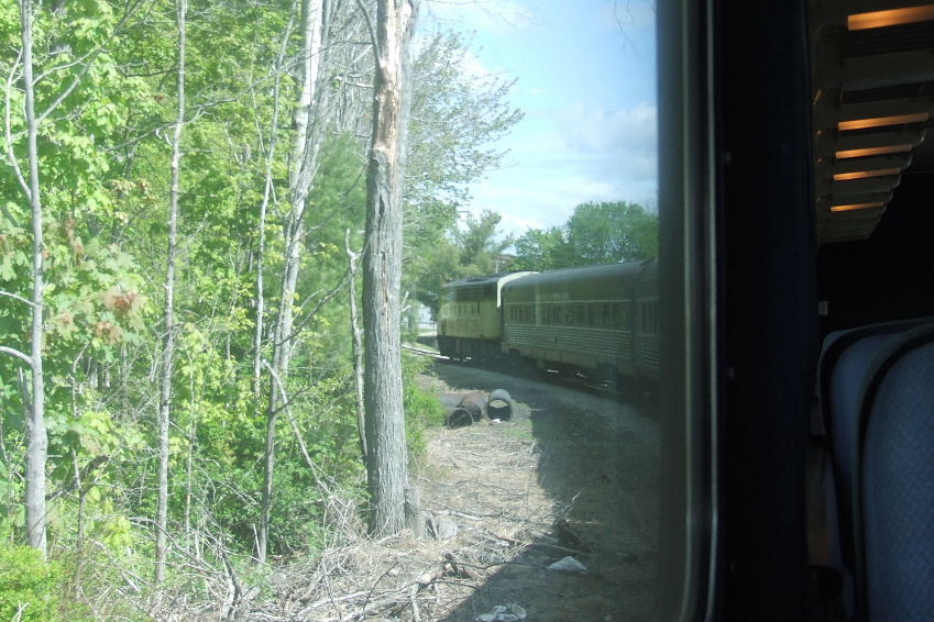 Photo of The train ran on first day.
