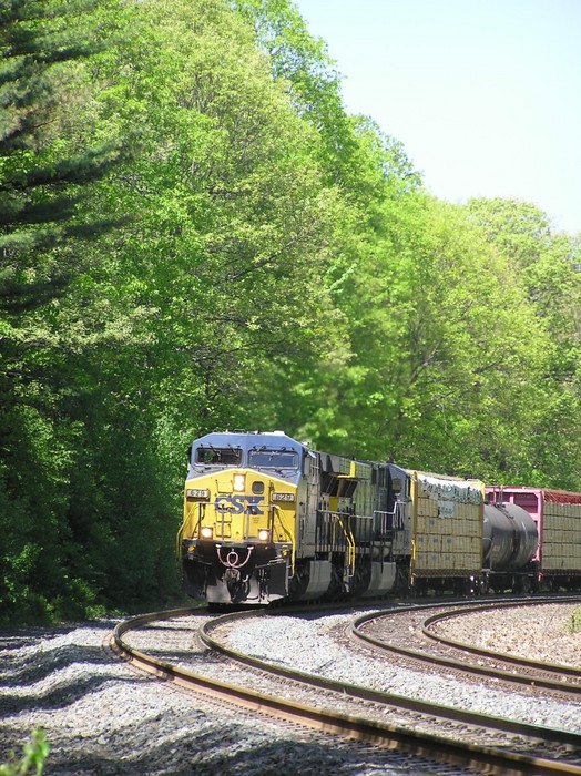 Photo of Eastbound CSX at CP60, Spencer, Ma