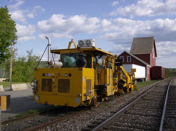 Photo of Track maint. equipment on the siding Westminster, VT