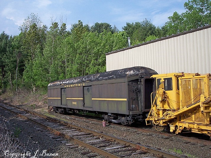 Photo of Old Baggage Car at Canaan, Conn.