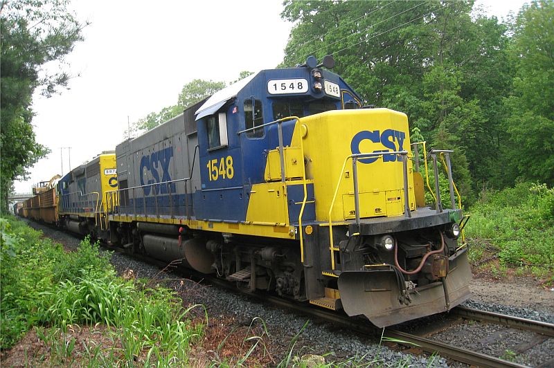 Photo of CSX Tie train