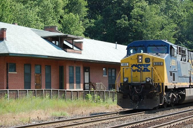 Photo of CSX and the old Freight Station