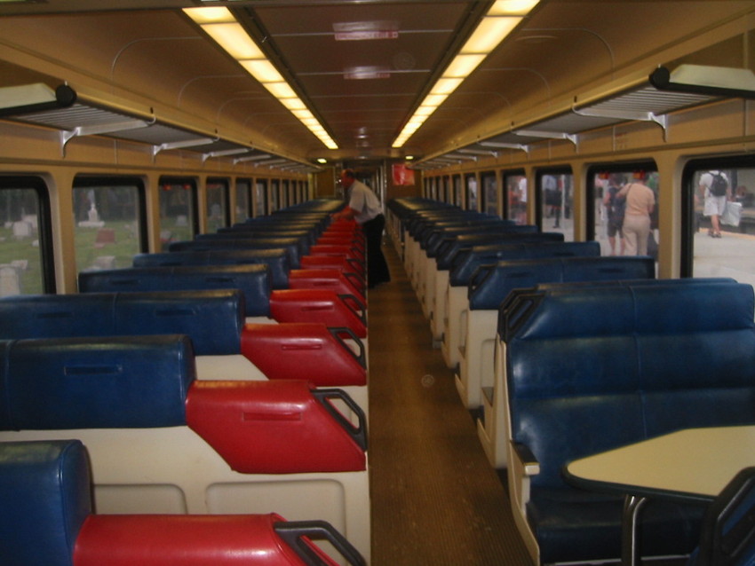 Photo of Interior of Shoreline East train