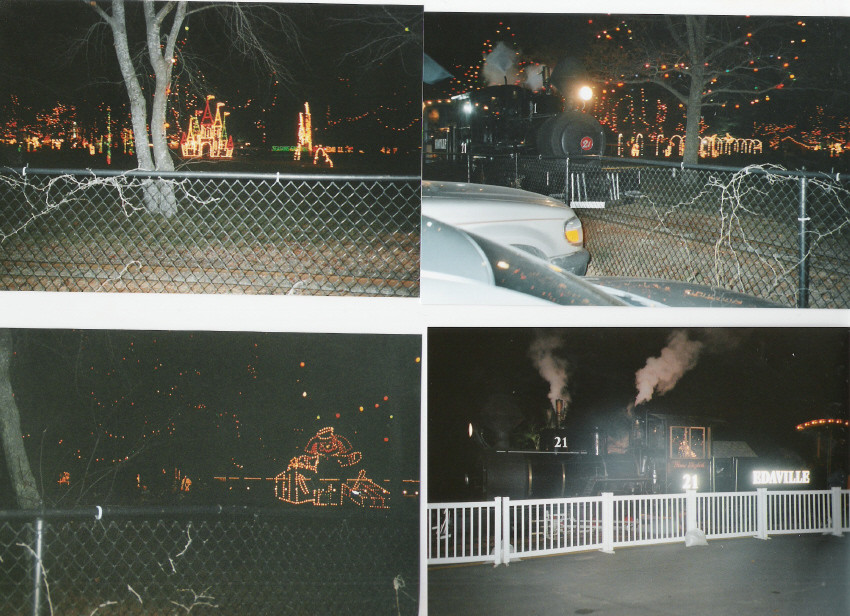 Photo of Collage of Edaville at Christmas