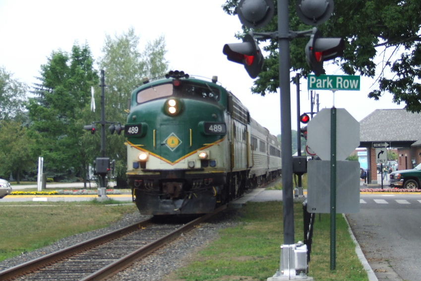 Photo of Train left Brunswick for Rockland.