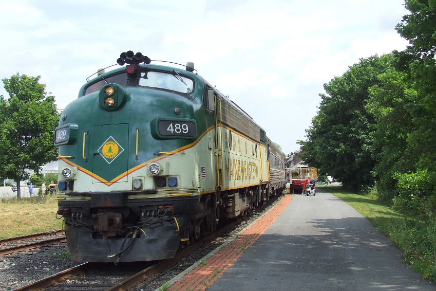 Photo of #489 engine returned to Station.