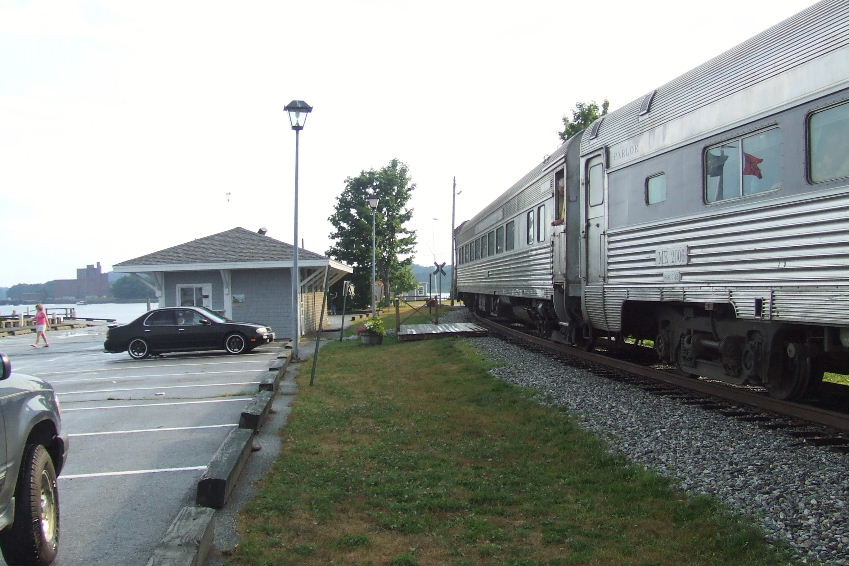 Photo of The train passed Wiscasset.