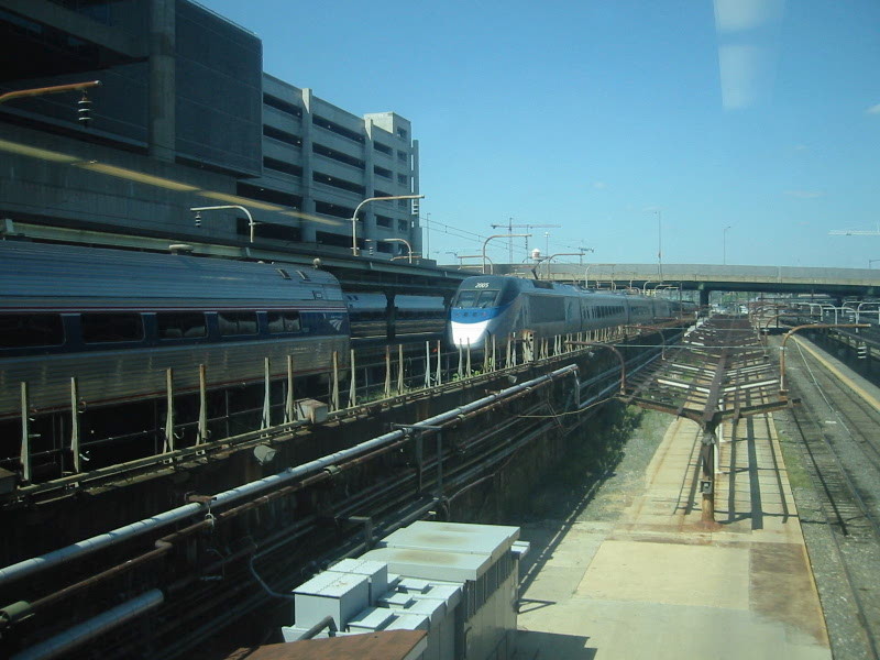 Photo of Acela Express in Washington D.C.