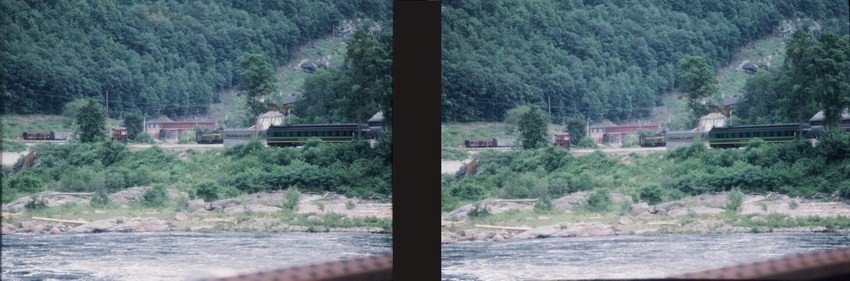 Photo of GMRC Bellows Falls Yard Stereo View
