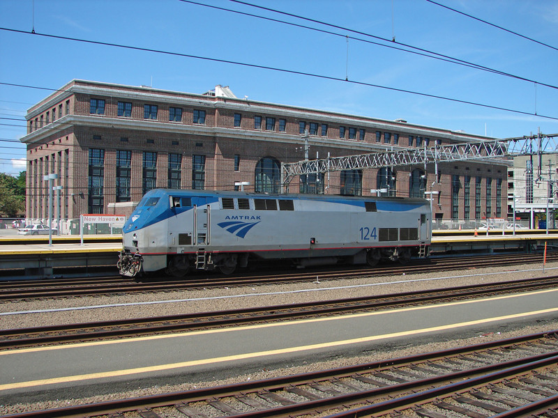 Photo of Amtrak at New Haven Station