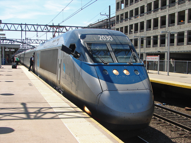 Photo of Acela Stop at New Haven Ct.