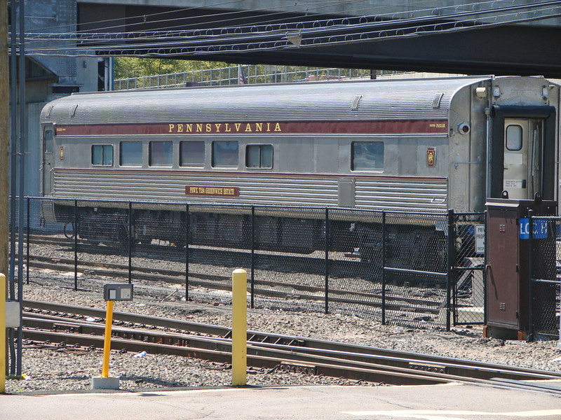 Photo of PRR Private Car at New Haven Ct.