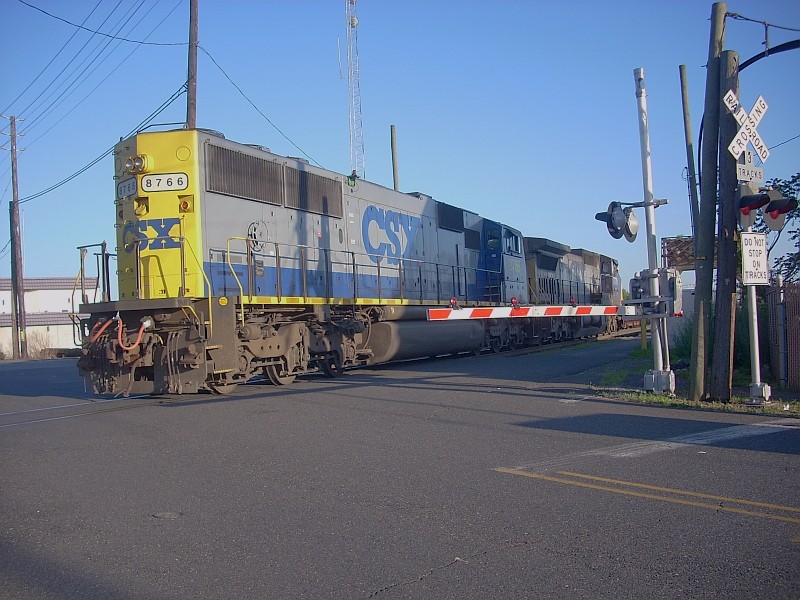 Photo of csx SD60M on the NYSW after crossing over from csx