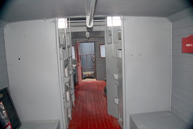 Photo of NEW HAVEN CABOOSE # 591 INSIDE