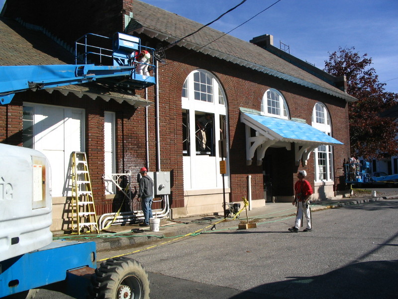 Photo of Exterior Renovation of Rockland Maine Depot