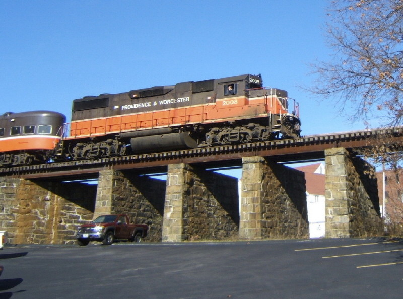 Photo of Santa Train @ Woonsocket Viaduct