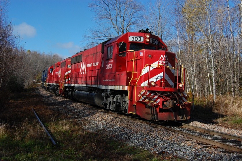 Photo of Green Mountain Railway 263 at Healdville, VT