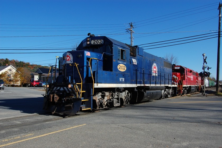 Photo of Green Mountain Railway 264 at Chester, VT