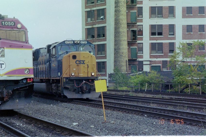 Photo of Light engines at Worcester westbound