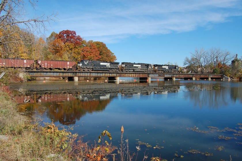 Photo of Pan Am Loaded Coal Train at Schagticoke, NY
