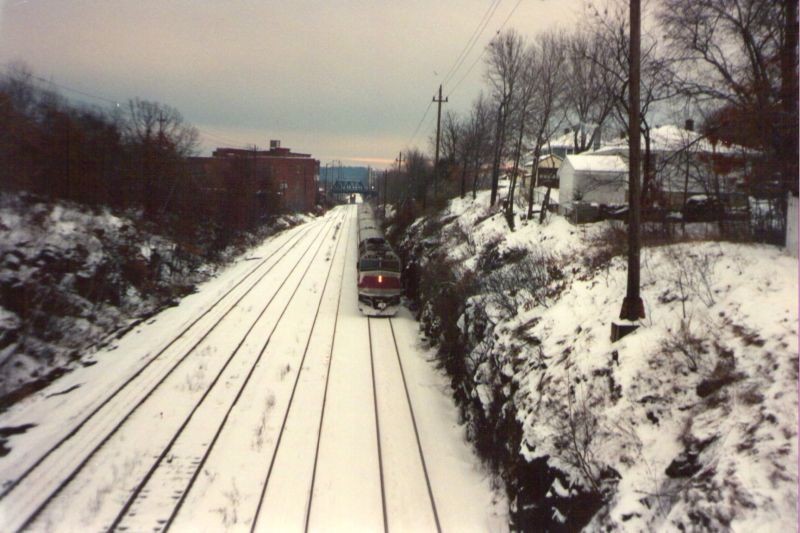 Photo of Outbound MBTA at Lawrence