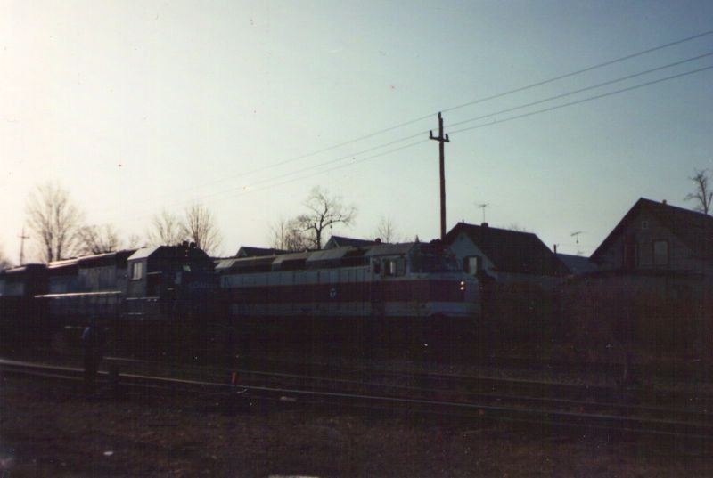 Photo of MBTA passing SENE at Lawrence