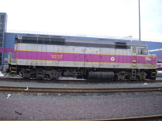 Photo of MBTA #1007 at Boston Engine Terminal