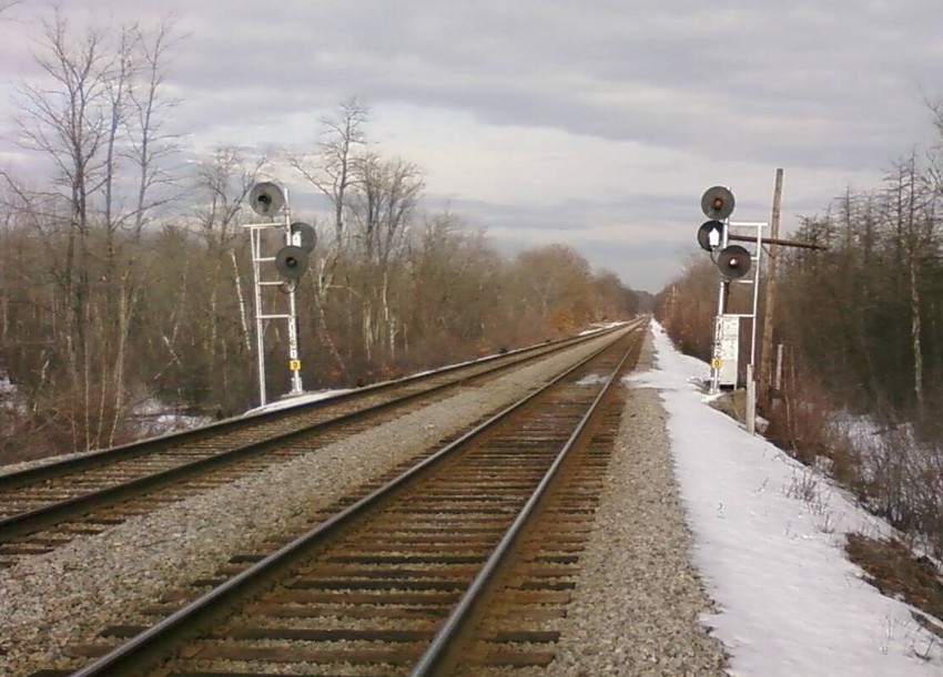 Photo of Old Signals on the Franklin Branch