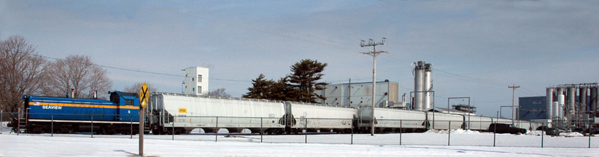 Photo of Panorama showing freight being delivered...