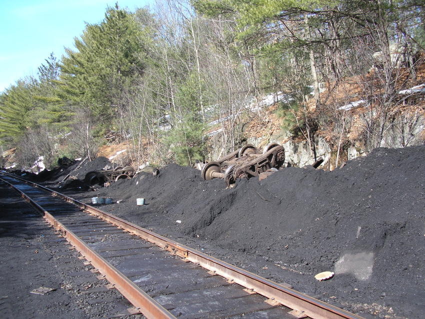 Photo of Coal Train Wreck
