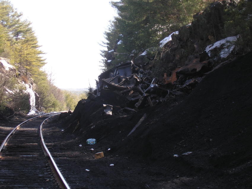 Photo of Coal Train Wreck