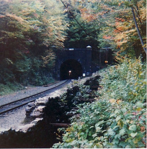 Photo of Light of approaching train, Hoosac Tunnel
