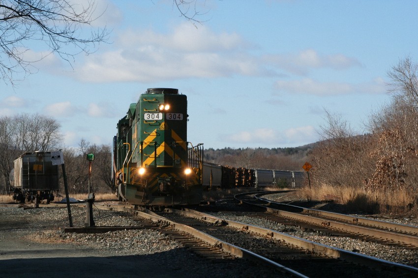 Photo of WACR northbound WJNP White River Junction