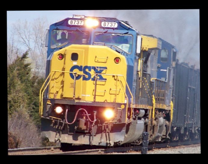 Photo of Q409 Southbound at CP-118 ,CSXT8737