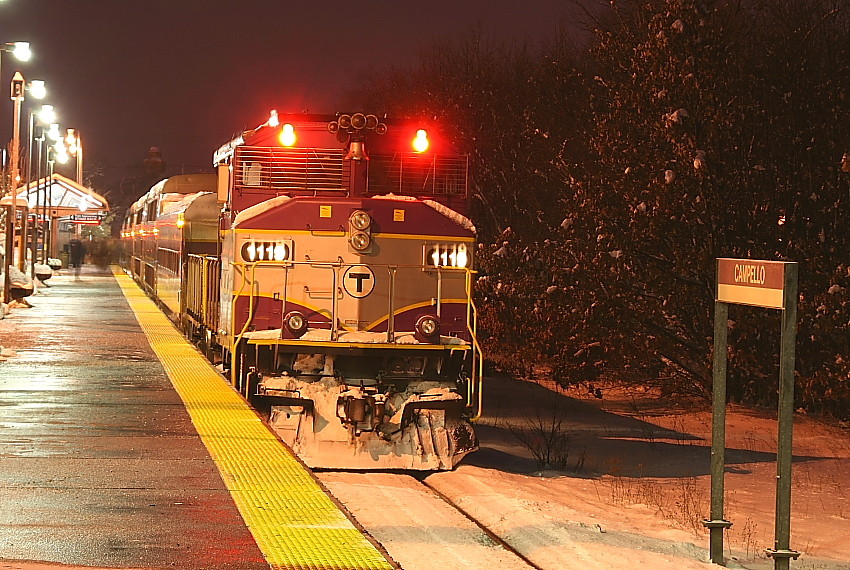 Photo of MBTA Inbound at Campello Station Brockton, Ma