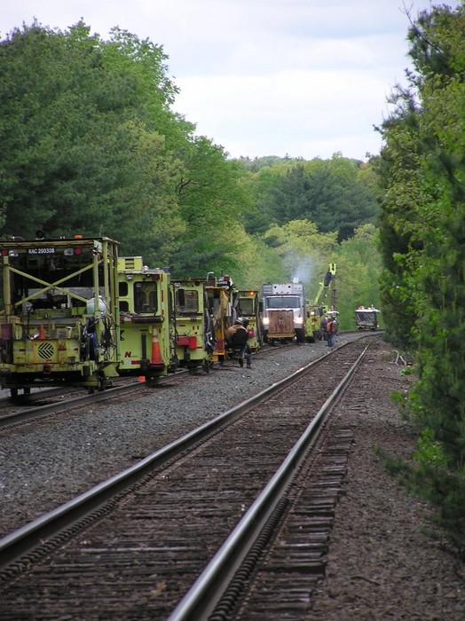 Photo of Track work on the B&A