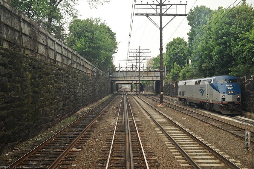 Photo of Amtrak 133 in New Haven CT