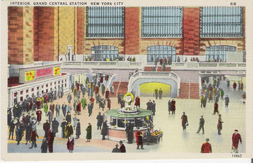 Photo of Grand Central Station    (Post Card)
