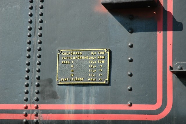 Photo of Steam tender 1149 builders identifcation.
