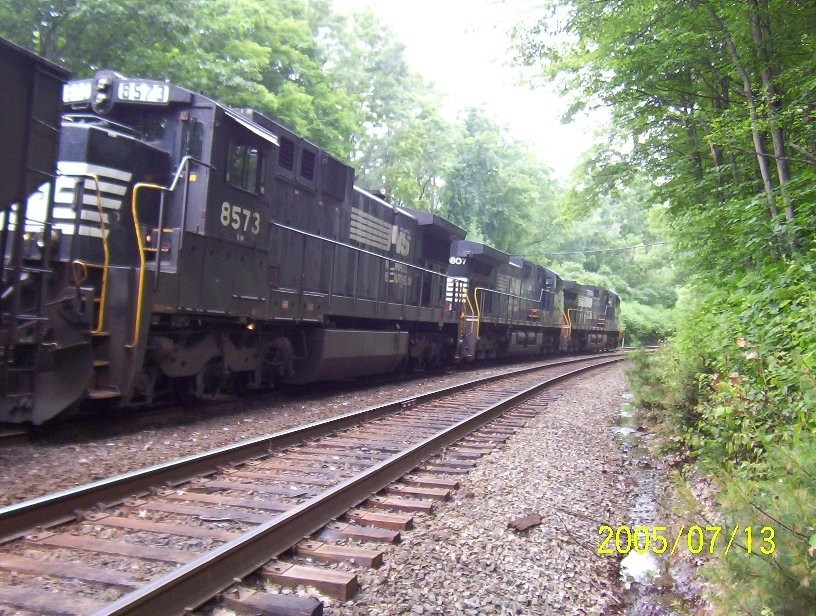 Photo of loaded coal train at shelburnefalls ma out lawed