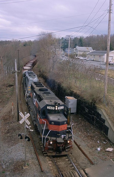 Photo of ST ballast train (EDRJ) @ Valley Falls, NY