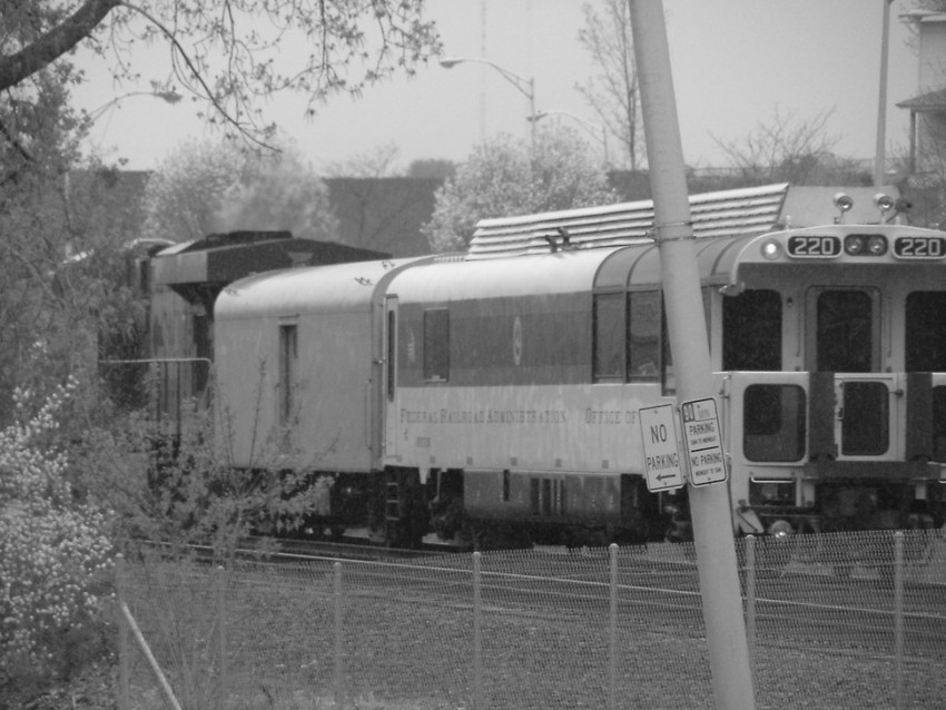 Photo of fra test train west bound at pittsfield ma