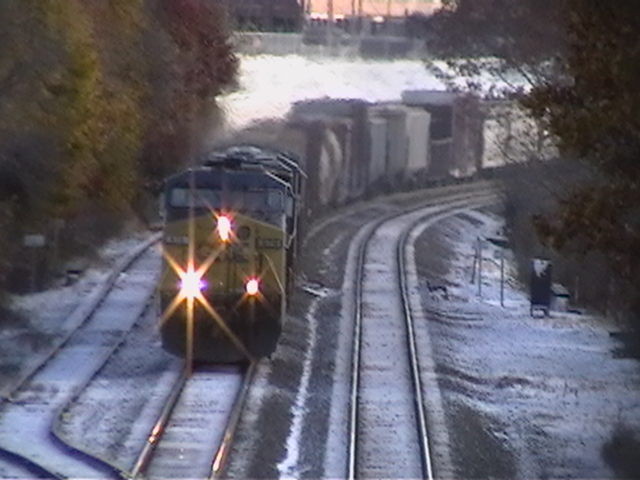 Photo of csx train westbound train at pittsfield ma